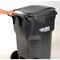 Otto Mobile Heavy Duty Trash Container, 65 Gallon, Gray 6955050F-B43 - alternate 5